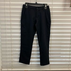 NWT Under Armour boys black showdown pants size xs